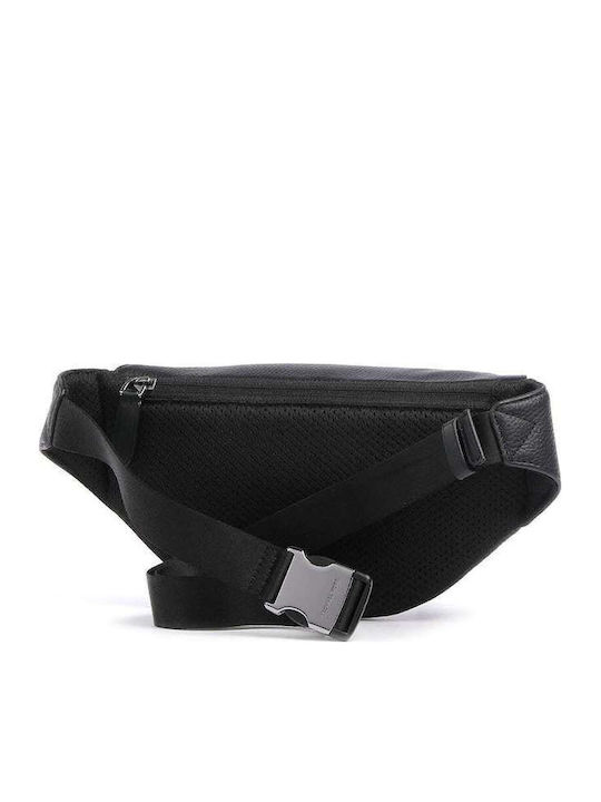 Michael Kors Greyson Herren Bum Bag Taille Schwarz