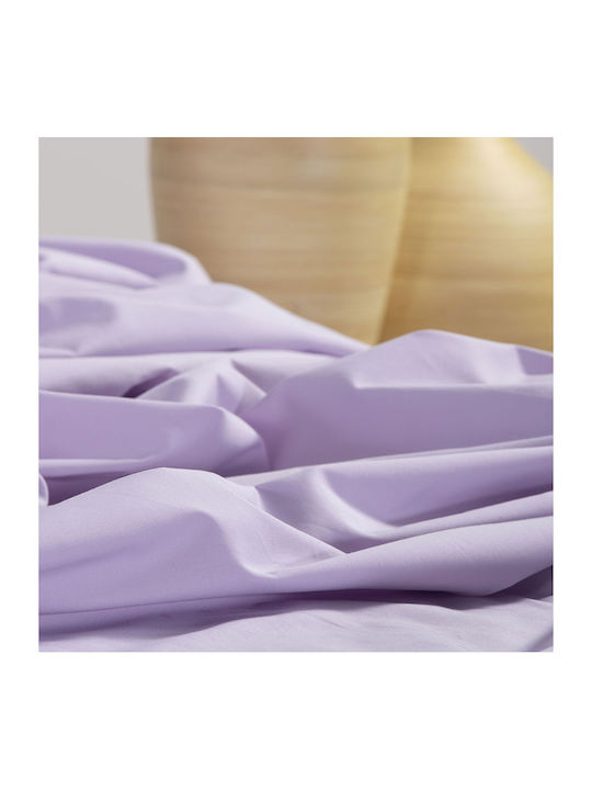 Nef-Nef Homeware Bettlaken für Einzelbett 170x270cm. Basic 011708 1159 Lavender