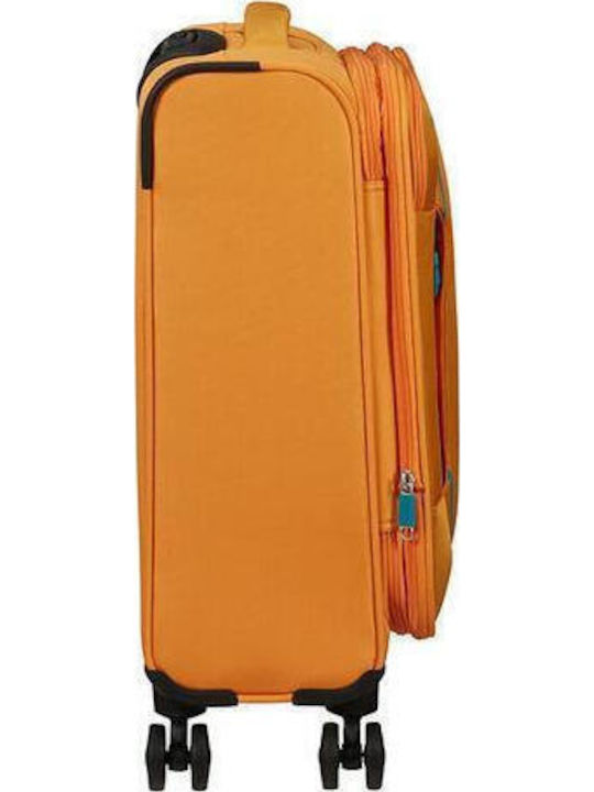 American Tourister Pulsonic Spinner Valiză De Călătorie De Cabină Din Material Textil Portocalie Cu 4 Roți Înălțime 55 Cm