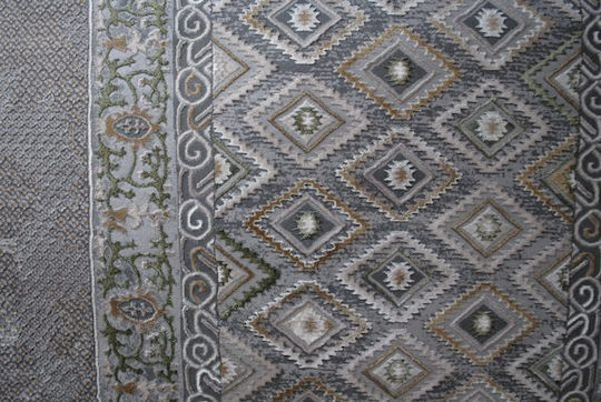 Tzikas Carpets Elements 39799-040 Teppich Rechteckig Synthetisch,Polyester/Cotton/Leather Beige / Green