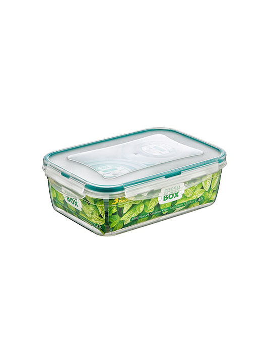 Chios Hellas Cutie pentru Mâncare Plastic Transparent Potrivit pentru Cuptor cu Microunde 800ml 1buc