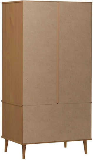 Molde Δίφυλλη Ντουλάπα 90x55x175cm