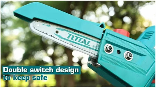 Total Pruning Battery Chainsaw Brushless 20V 1.5kg with Blade 15cm