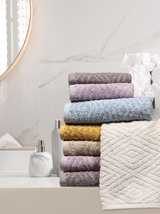 Das Home Bath Towel Set 3pcs Best 0662 Beige Weight 480gr/m²