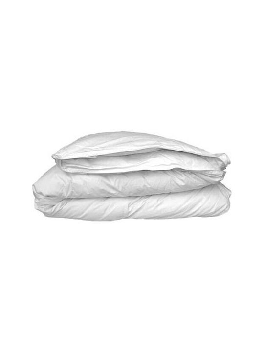 Palamaiki Duvet Single with Microfiber Filling 160x240cm Twin Stripe White Comfort 200 GSMGsm 7.5 togs Togs