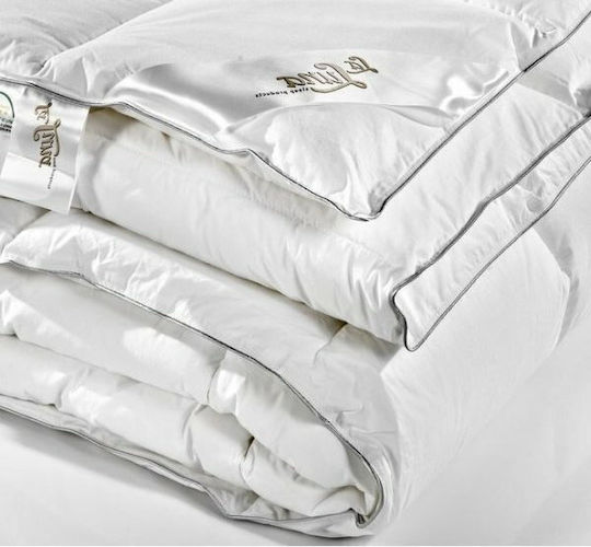Palamaiki Duvet Single with Microfiber Filling 160x240cm Twin Stripe White Comfort 200 GSMGsm 7.5 togs Togs