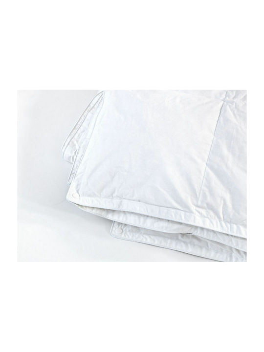 Palamaiki Duvet Single with Microfiber Filling 160x240cm Twin Stripe White Comfort 200 GSMGsm 7.5 togs Togs