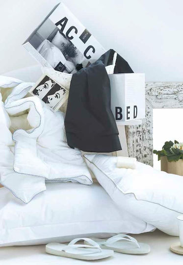 Kentia Завивка Еднолицева с Пълнеж Холофайбър 160x240см Dream White 300 GSM 10.5 Togs