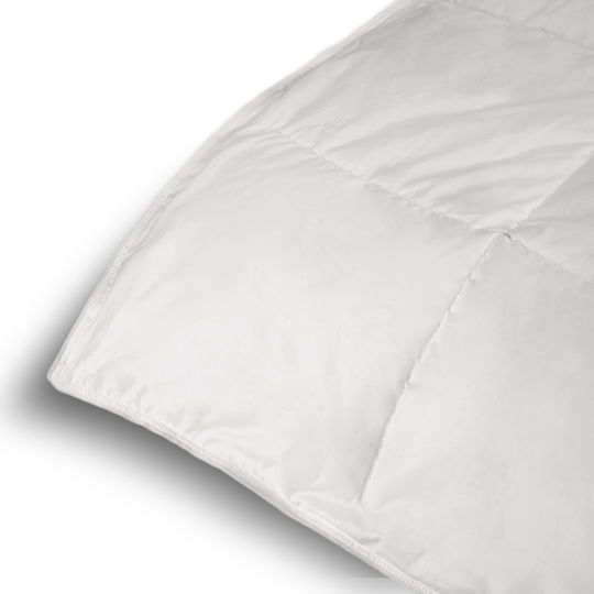 Vesta Home Duvet Queen Down 220x230cm Luxor Light White 10.5 togs Togs