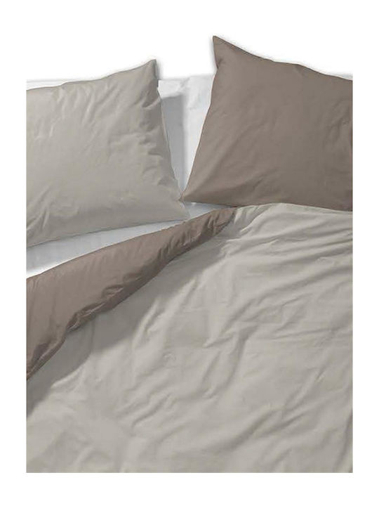 Vesta Home Πάπλωμα Μονό 160x230εκ. Micro Γκρι-Καφέ 300 GSM 12.5 togs