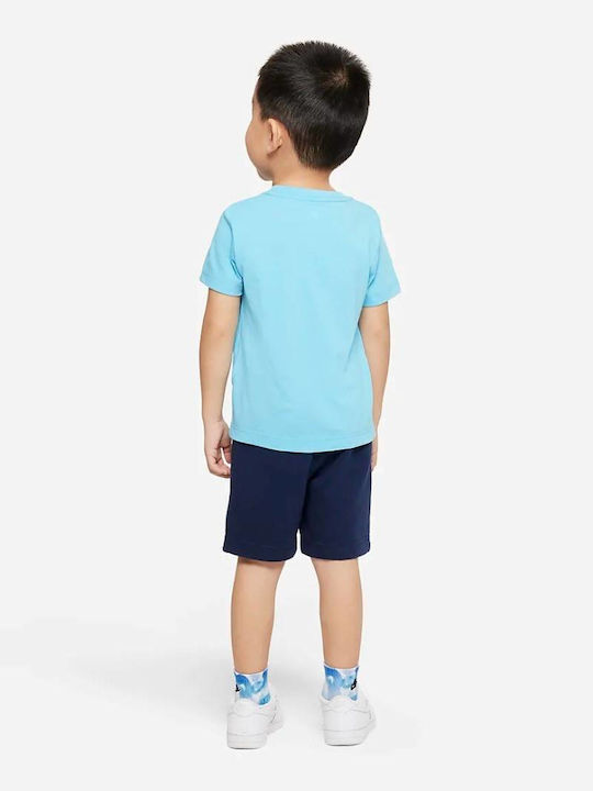 Nike Kids Set with Light Blue Shorts 2 Pieces