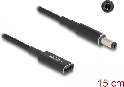 DeLock Cablu USB-C femelă 5.5x2.1mm 0.15m (60039) 1buc