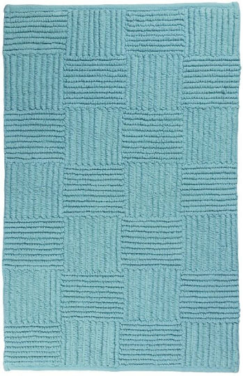 Dimitracas Badematte Baumwolle Rahmen 05575.002 Türkis 50x80cm