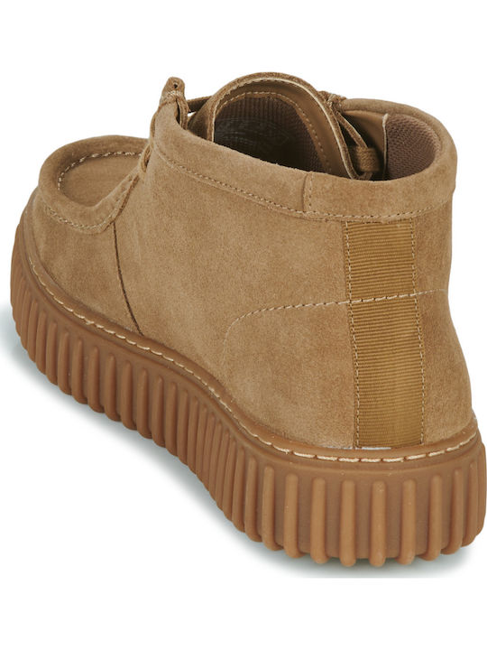 Torhill Hi Suede Beige Men's Boots Anatomical