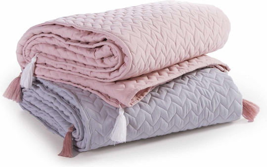 Nef-Nef Homeware Flirt Pătură pentru bebeluși din poliester Roz 110x150cm