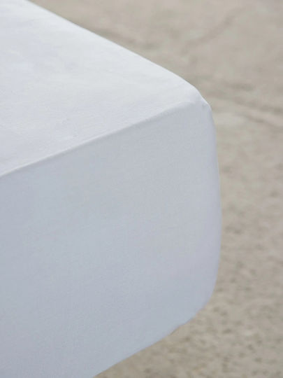 Nima Παπλωματοθήκη Βαμβακοσατέν King Size 260x240 Superior Satin White