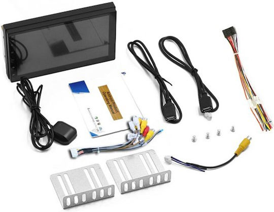 Andowl Car Audio System (Bluetooth/USB/WiFi/GPS/Apple-Carplay/Android-Auto) with Touch Screen 7"