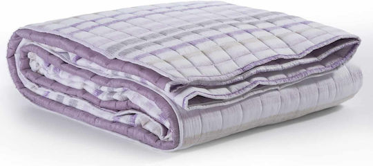 Nef-Nef Homeware Miles Coverlet Semi-double Microfiber Purple 180x220cm