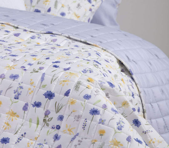 Nef-Nef Homeware Merida Покривало Полутораспално Микрофибър Lavender 180x220см