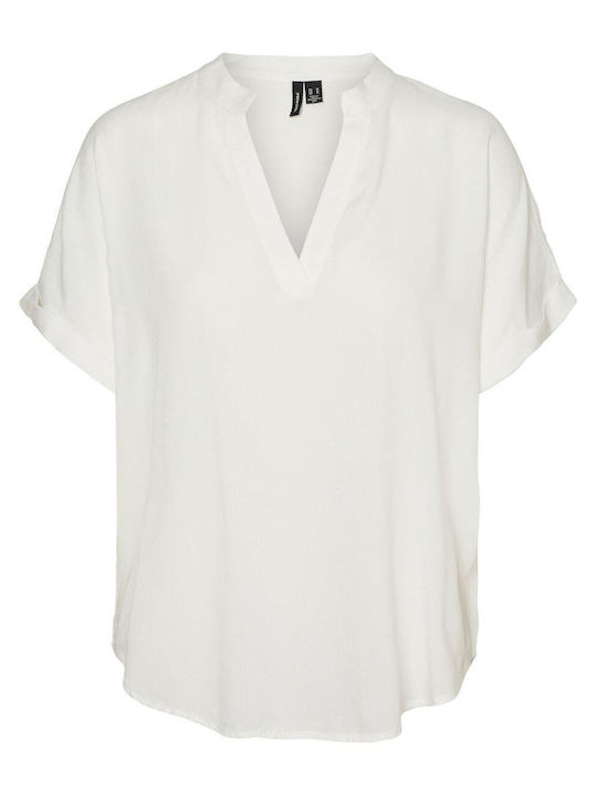 ヴェロモーダ Vero Moda 【 Short Sleeve Blouse Women 】 レディース Women's Blouses | Work & Going Out Blouses | VERO MODA