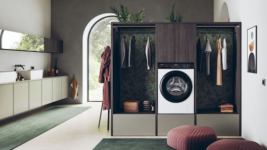 Haier HW80-B14939-S Πλυντήριο Ρούχων 8kg 1400 Στροφών Γκρι