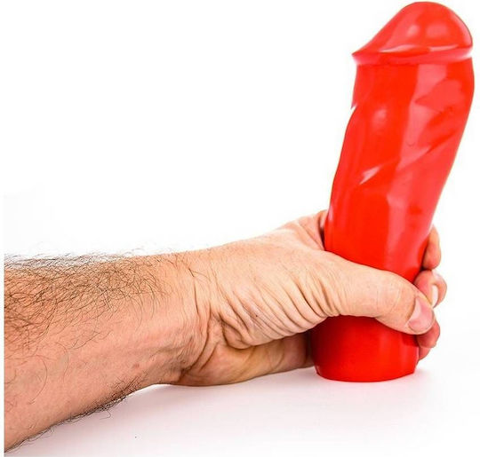 All Black All Red Joey Ρεαλιστικό Dildo Κόκκινο 20cm