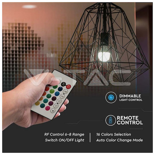 V-TAC Smart Λάμπα LED 8.5W για Ντουί E27 και Σχήμα A60 RGB 806lm Dimmable