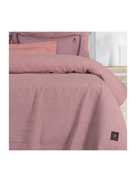 Greenwich Polo Club 3402 Κουβέρτα Πικέ Υπέρδιπλη 230x250εκ. Ροζ