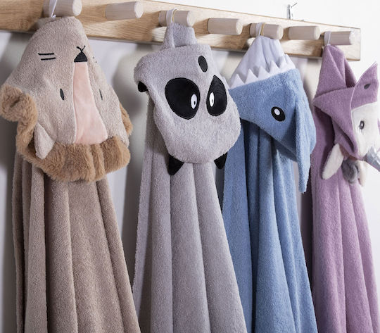 Nef-Nef Homeware Бебешка Капа-Халат с Качулка 70x120 см