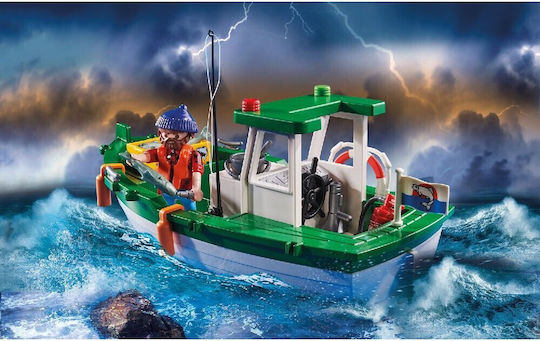Playmobil Fire Company-Rescue at Sea for 6+ years old years old