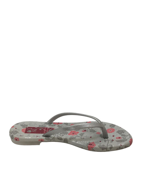 Șlapi pentru copii Flip Flops Argintii