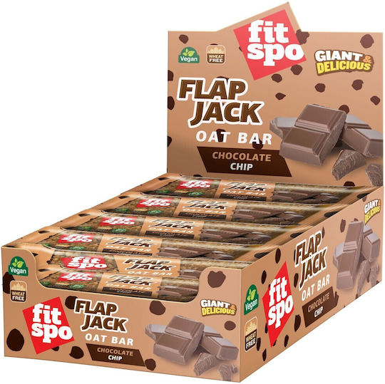 Fit Spo Riegel Energie / Hafer / Flapjack mit Chocolate Chip (12x90gr) 1080gr