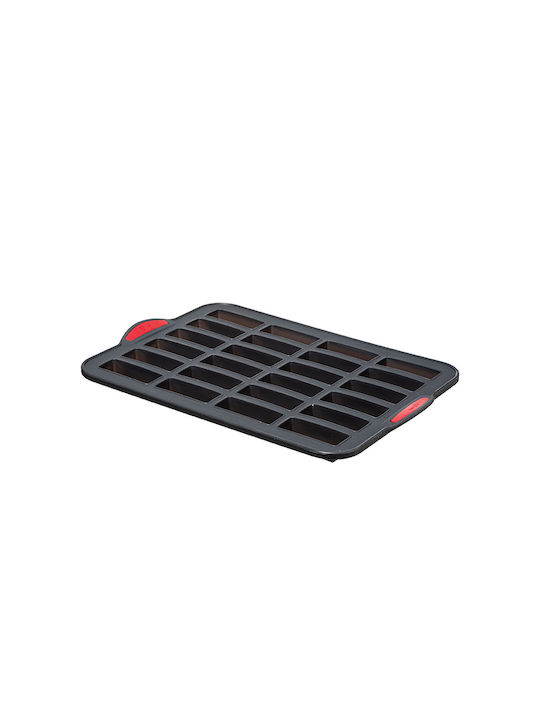 5Five No Coating Silicone Chocolates 24 Cups Baking Pan Silitop 33.2x23.6x2.7cm