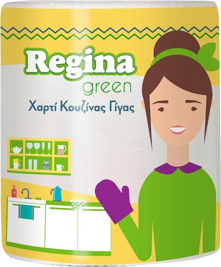 Regina Green Kitchen Paper Roll 2 Sheets (325gr/Roll)