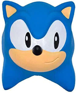 Gama Brands Sonic Hedgehog Squishy Μπάλα Πολύχρωμο (Διάφορα Σχέδια) 1τμχ