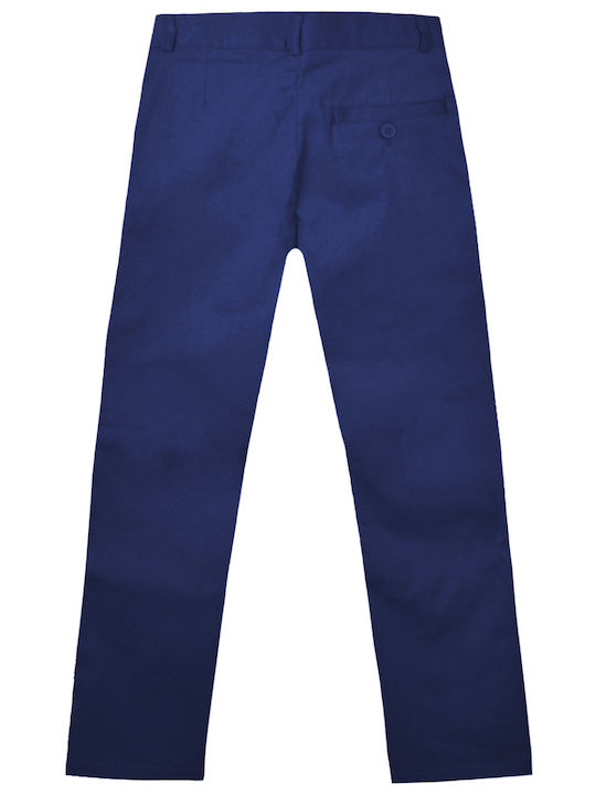 Energiers Boys Fabric Chino Trouser Blue