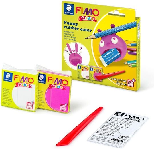 Staedtler Fimo Kids Funny Rubber Eater Детски Полимерна Глина Многоцветна 84гр