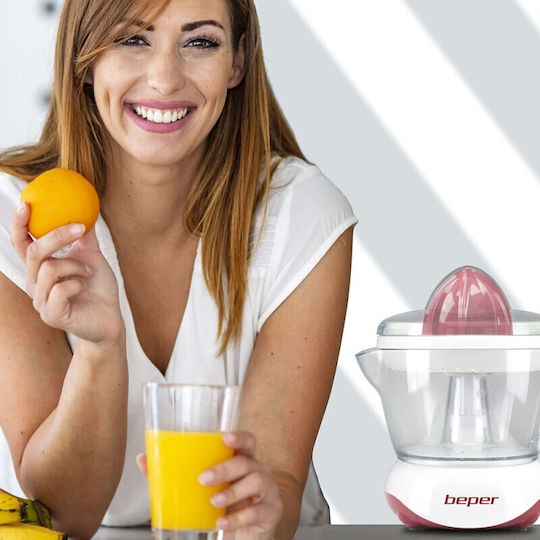 Beper Electric Juicer 25W with 700ml Capacity Red