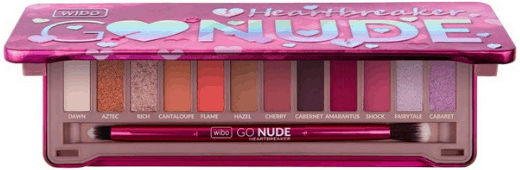 Wibo Go Nude Heartbreaker Palette with Eye Shadows in Pressed Powder Form 13g