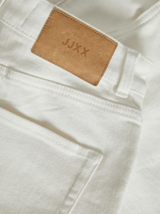 Damen Bermuda Jean Weiß