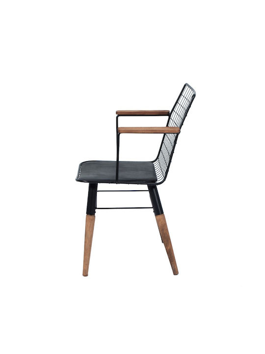 Trend Fotolii Sala de mese Negru 1buc 50x52x75buc