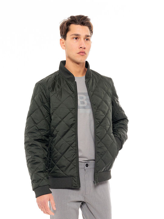 Biston Herren Winter Jacke Bomber Khaki