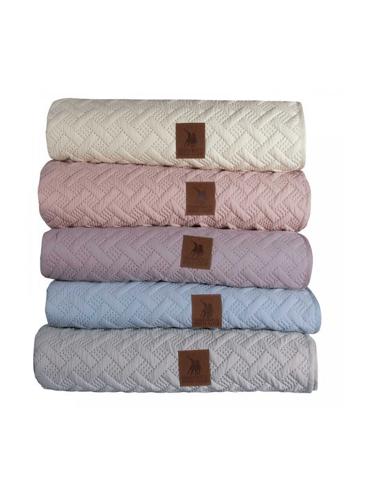 Greenwich Polo Club 3406 Coverlet Queen Size Microfiber Nude 220x240cm