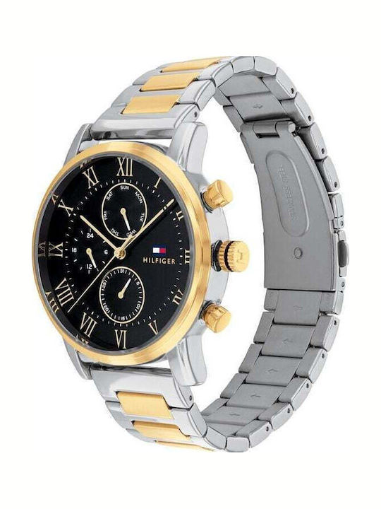 Tommy Hilfiger Kane Men's Watch 44mm Battery with Metal Bracelet