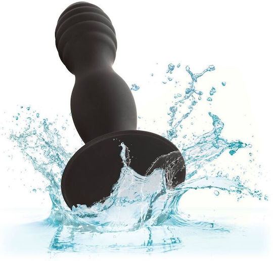 Calexotics Ribbed Stud Πρωκτικό Dildo Μαύρο 13.25cm