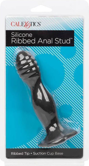 Calexotics Ribbed Stud Πρωκτικό Dildo Μαύρο 13.25cm
