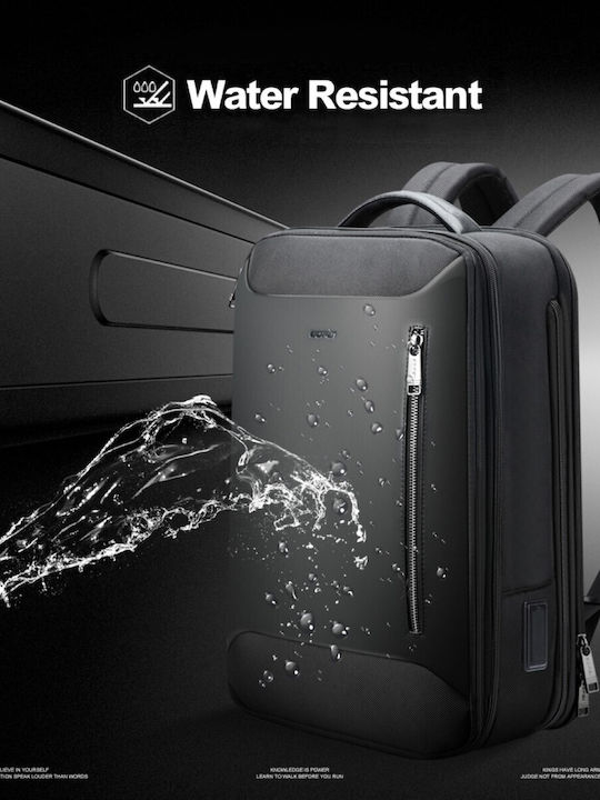 Bopai Waterproof Backpack Laptop Bag for 15.6" with USB Port in Black Color 61-19011