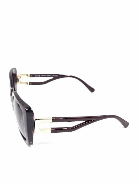 Invu Damen Sonnenbrille mit Braun Kunststoff Gestell