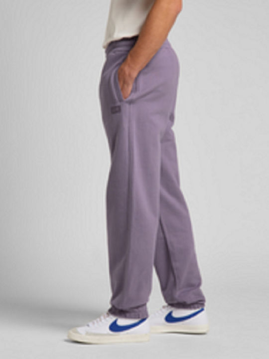Jogginghose mit Gummizug Lila
