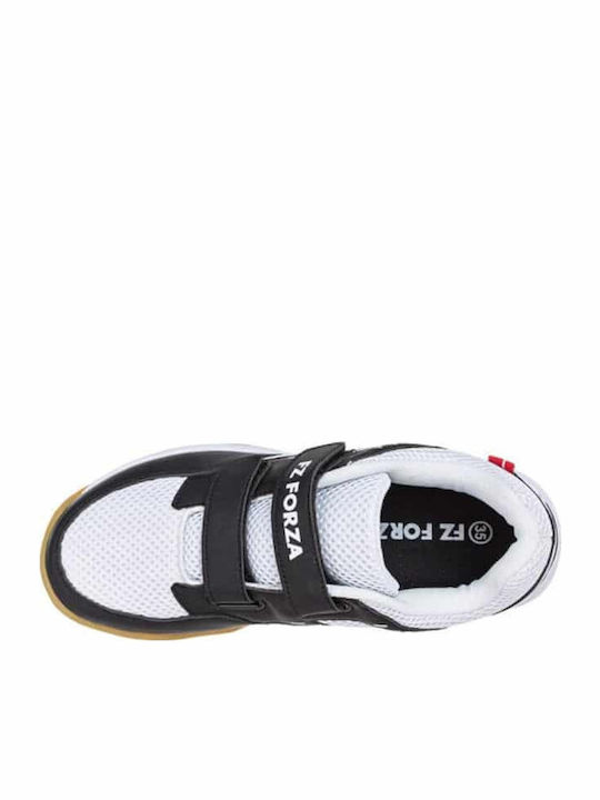 X-Pulse Kids Sports Shoes Tennis with Hoop & Loop Closure Black